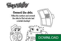 Children's coloring page, connect the dots, hippo picture; and download button